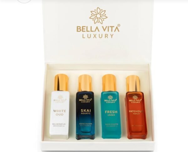 Bella Vita organic unisex luxury perfume set 4*20 ML