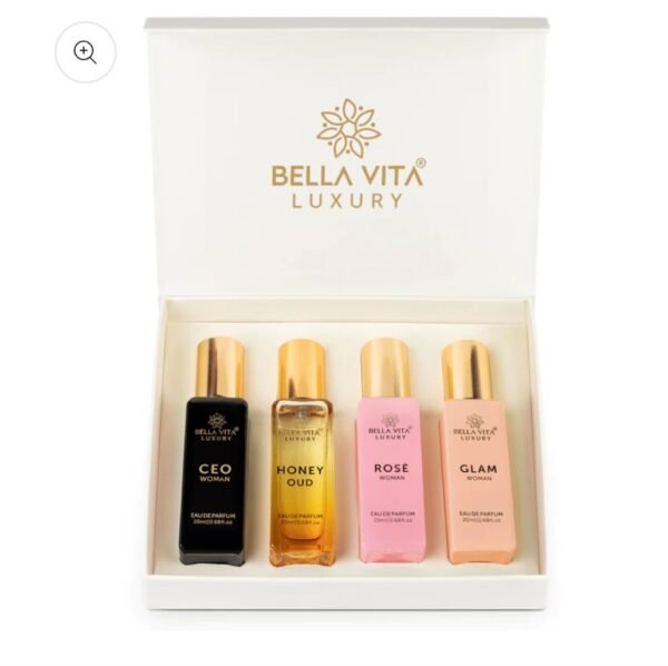 Bella Vita organic unisex luxury perfume set 4*20 ML