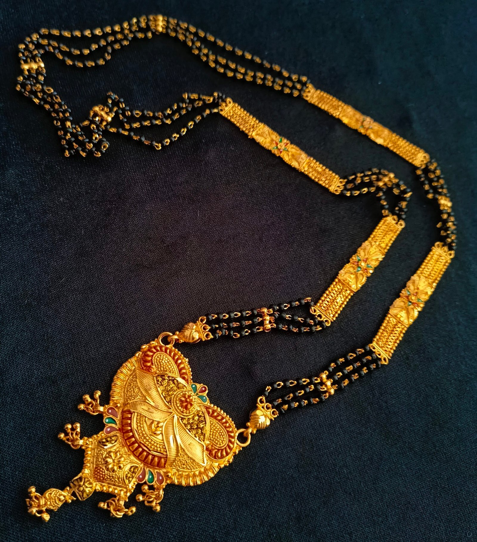 Gold polish clearance mangalsutra