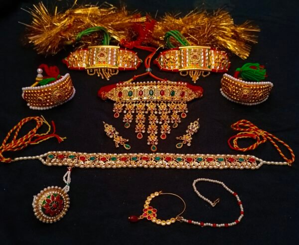 Rajasthani bridle jewellery combo set