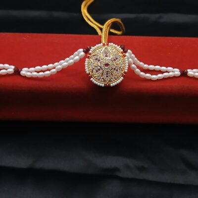 One Gram Gold Polish Plated Rajasthani Jadu Borla