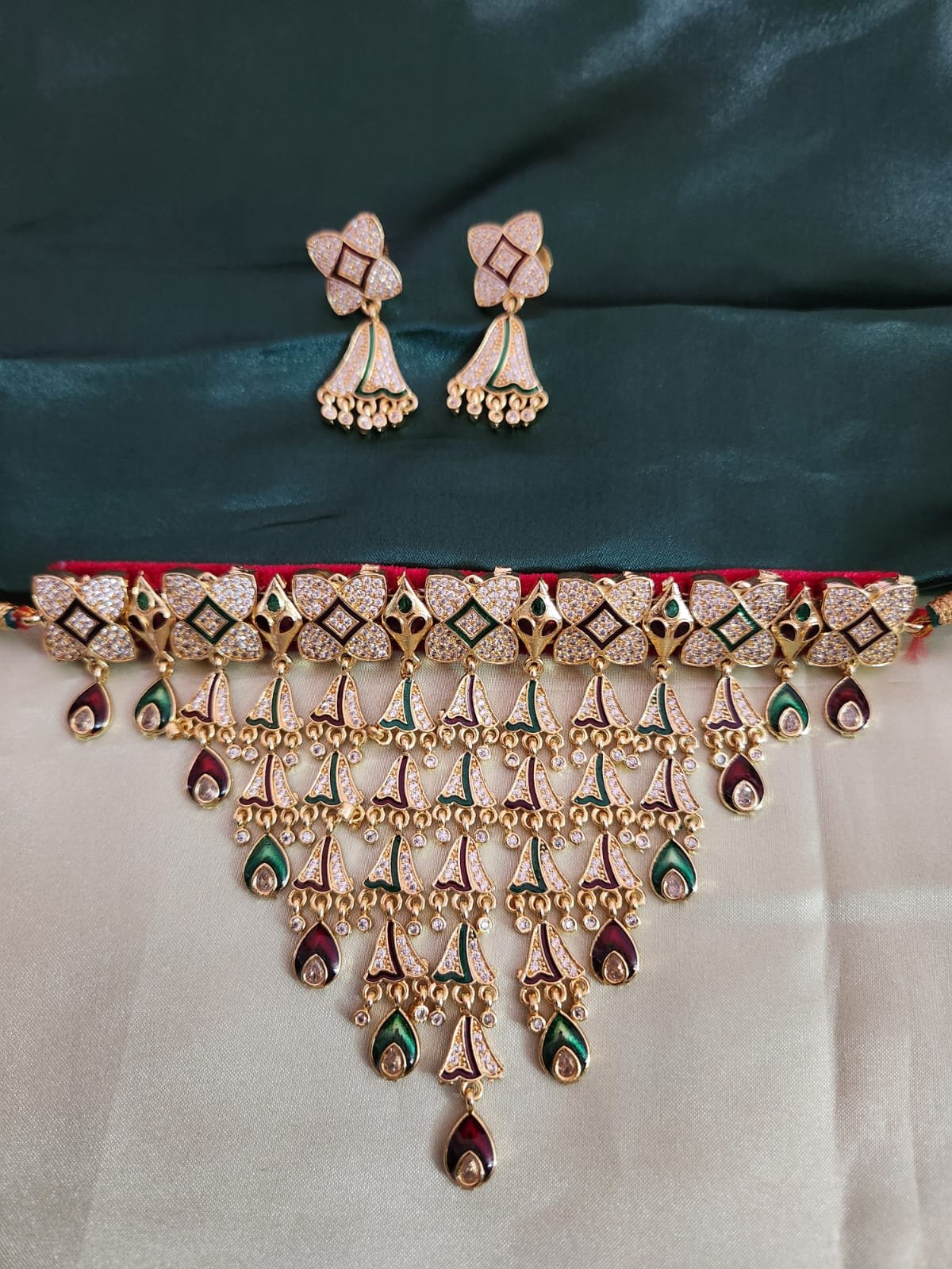 Rajasthani Dule Tone Jewellery Set